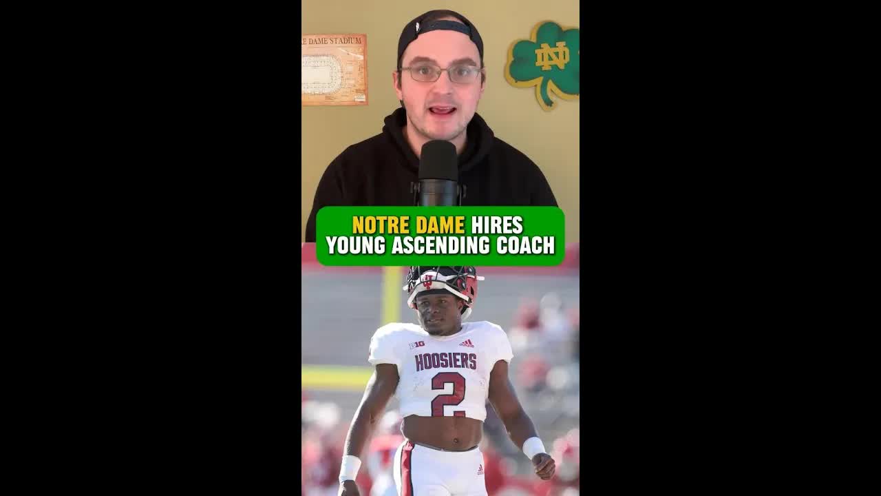 The #irish hire a young ascending talent to add to their offensive staff