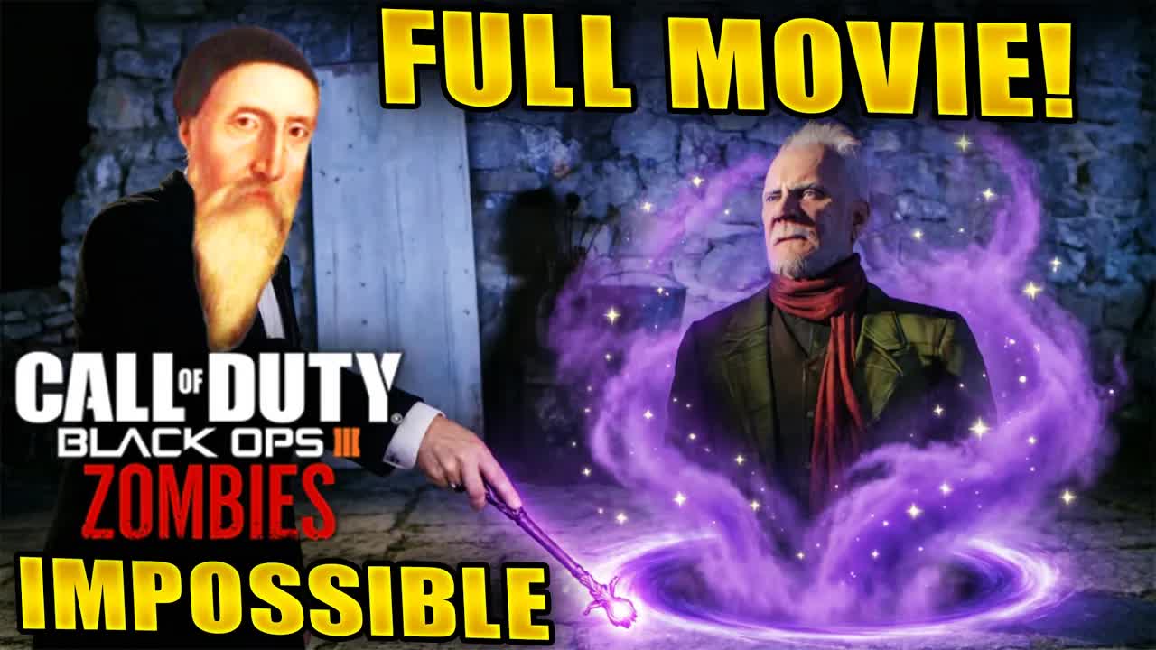 The Black Ops 3 Zombies Impossible Easter Egg Movie (COMPLETE Series) BO3 Zombies John Dee & Monty