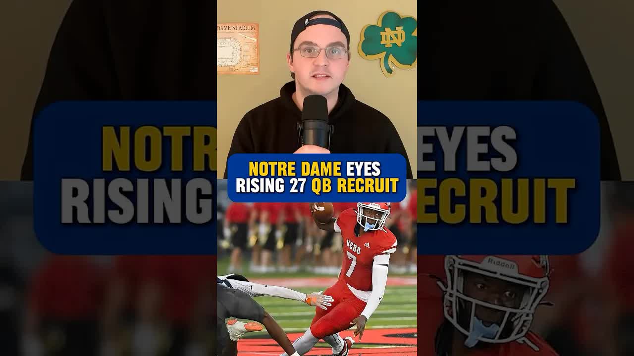 The #fightingirish are eyeing another rising QB recruit with some Notre Dame connections