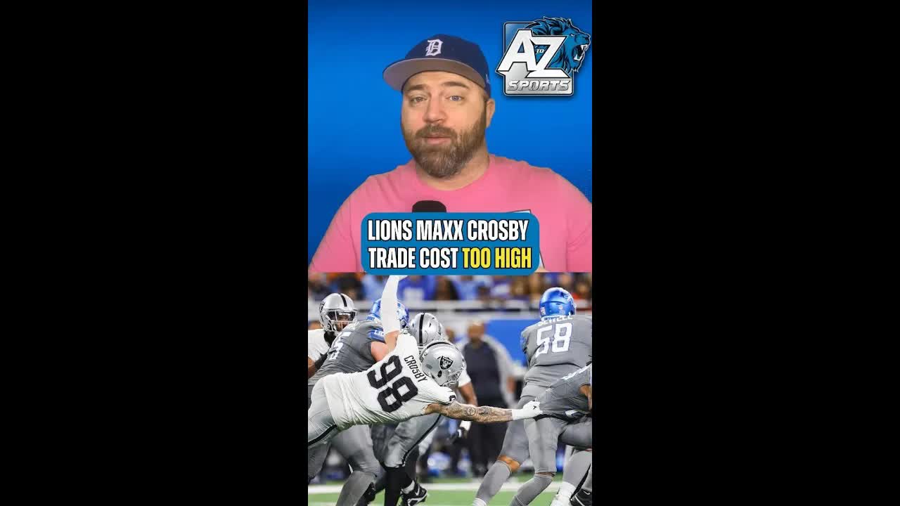 The #Lions would have to give up TOO much for Maxx Crosby...