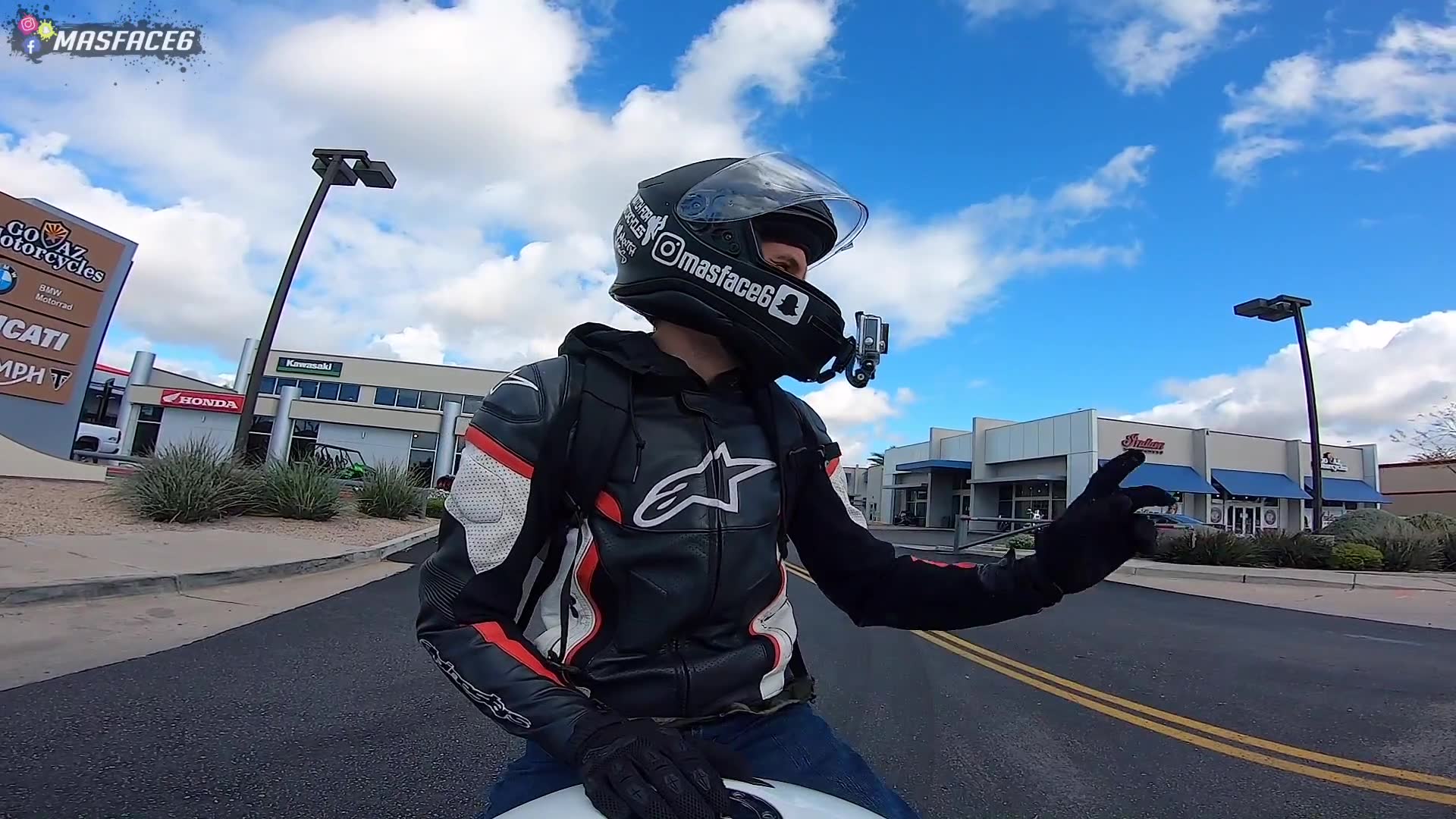 Sponsor sends mystery package containing surprise motorcycle products
