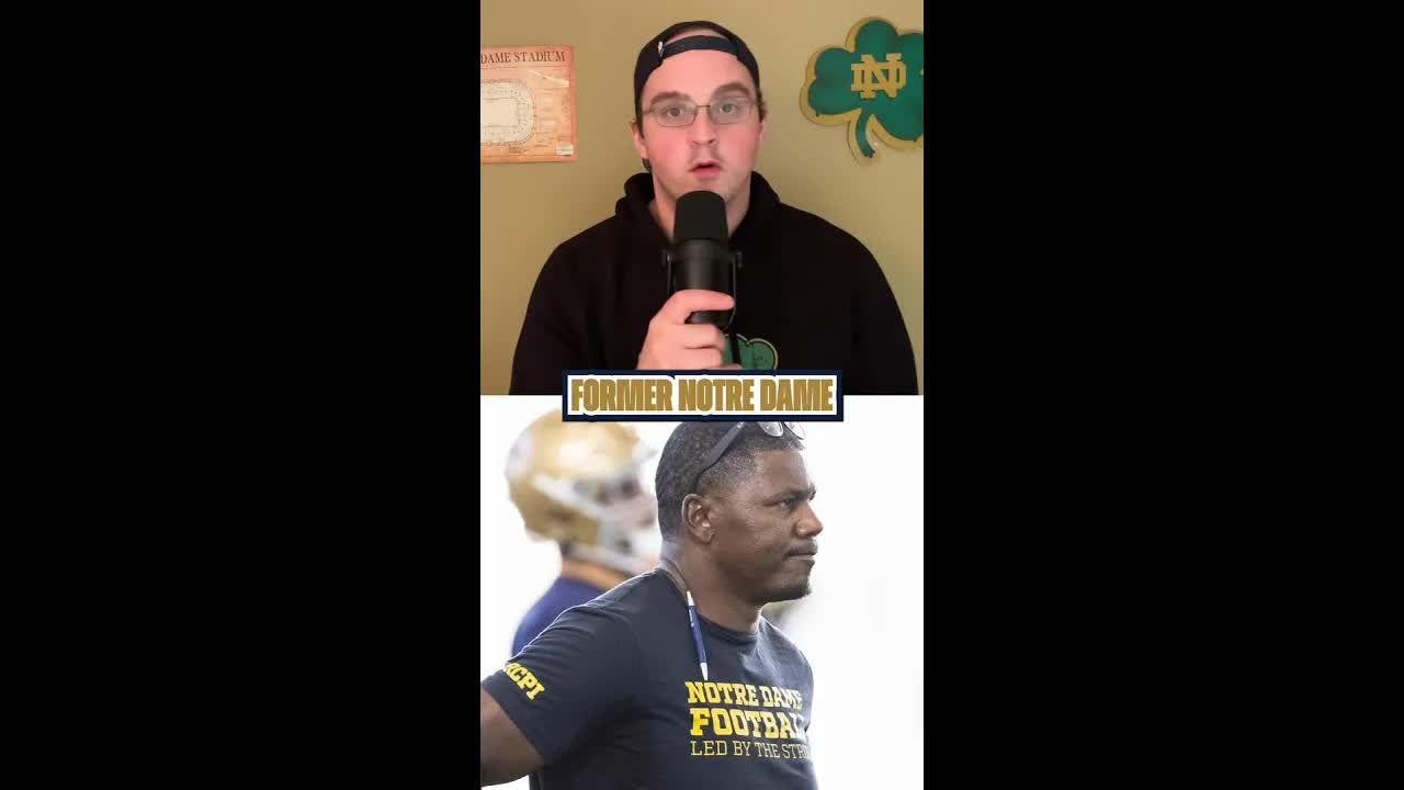 Former Notre Dame running back coach Deland Mccullough is RETURNING to the College Football stage...