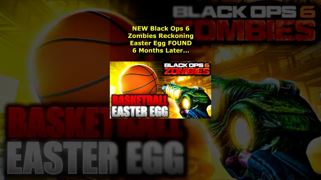 NEW Reckoning Basketball Easter Egg FOUND 6 Months later! Free PaP Crystal (Black Ops 6 Zombies)