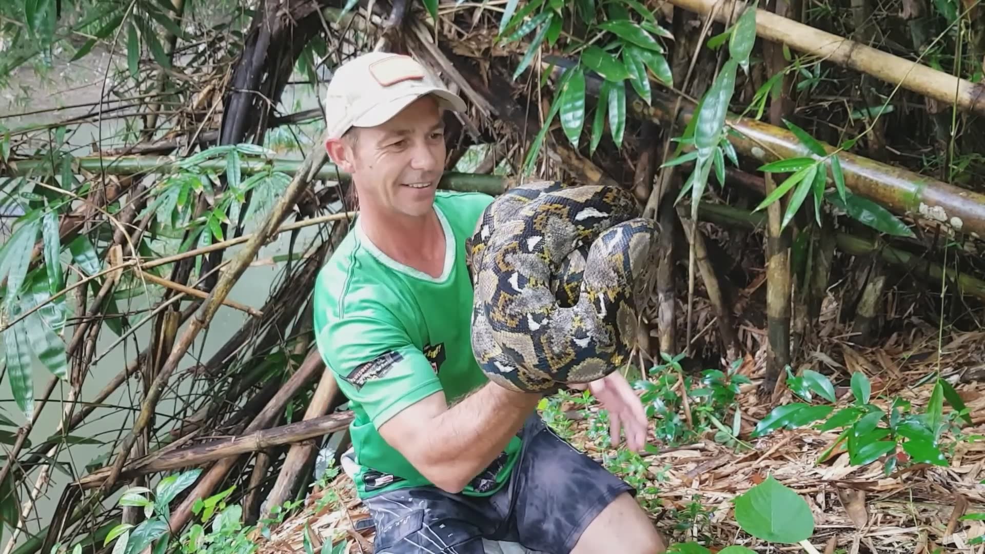 Final warning about respecting dangerous large snakes and avoiding reckless behavior