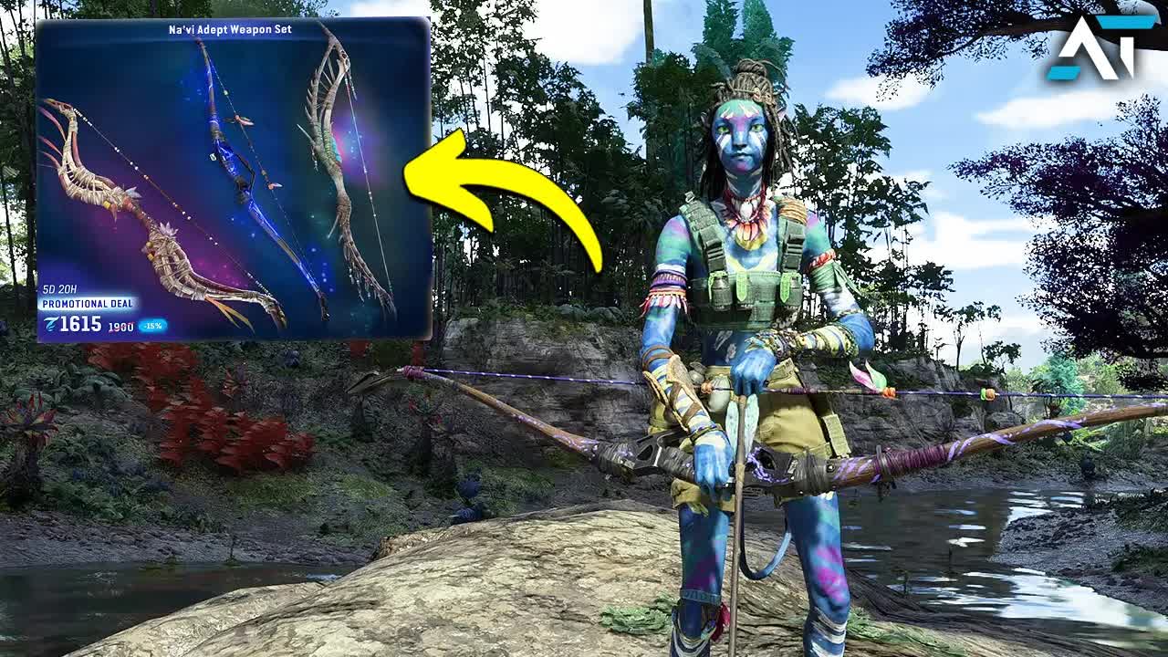 Na'vi Adept Weapon Set | Longbow Patterns - Frontiers of Pandora