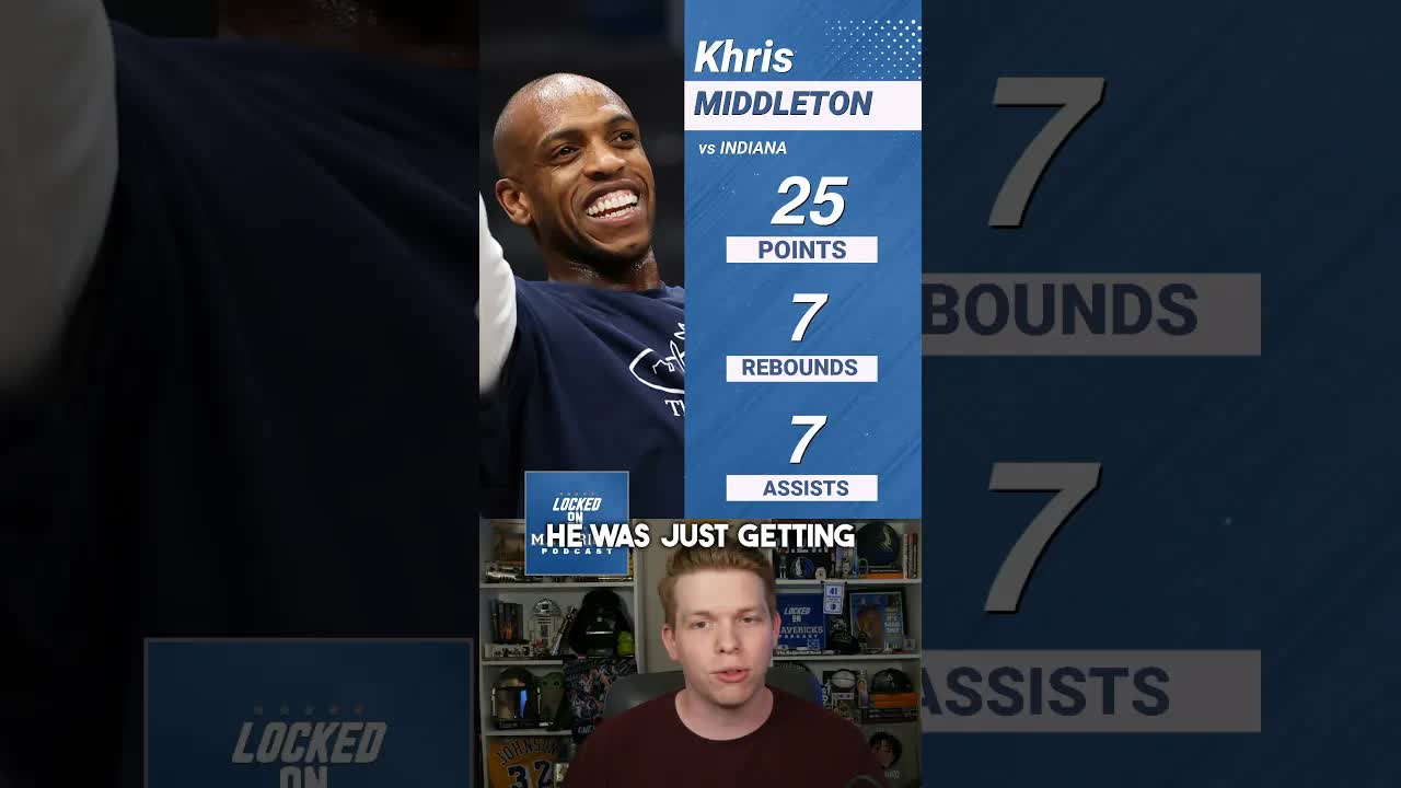 POSTGAME: Khris Middleton ENDS Dallas Mavericks 10-game losing streak in win vs Indiana Pacers