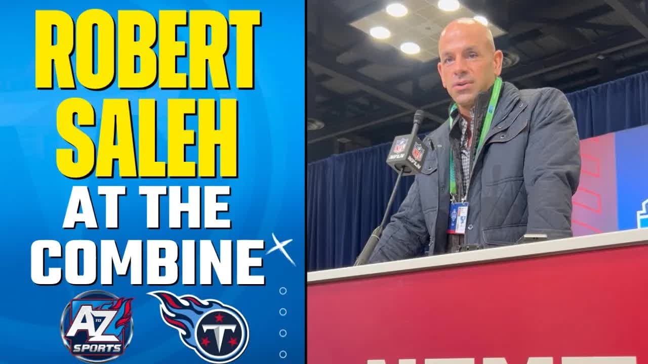 Titans HC Robert Saleh talks Cam Ward, Rueben Bain, and NFL Free Agency: NFL Combine Day 1