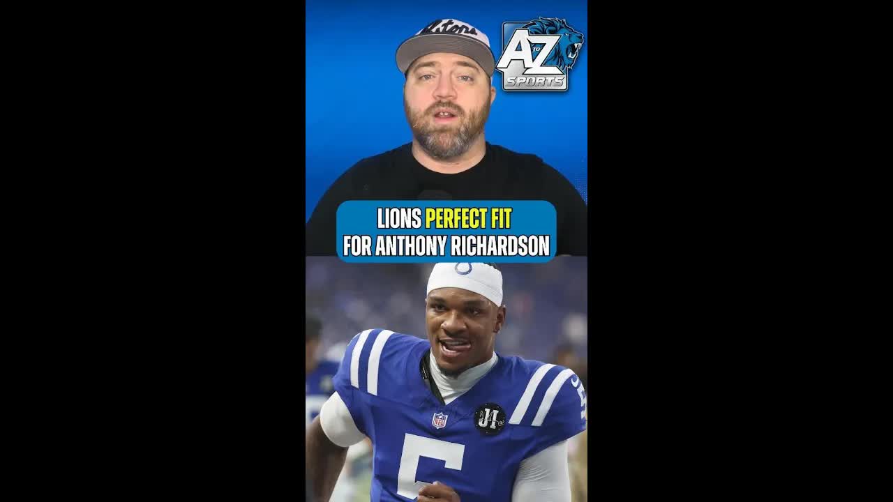 The Lions could unlock Anthony Richardson...