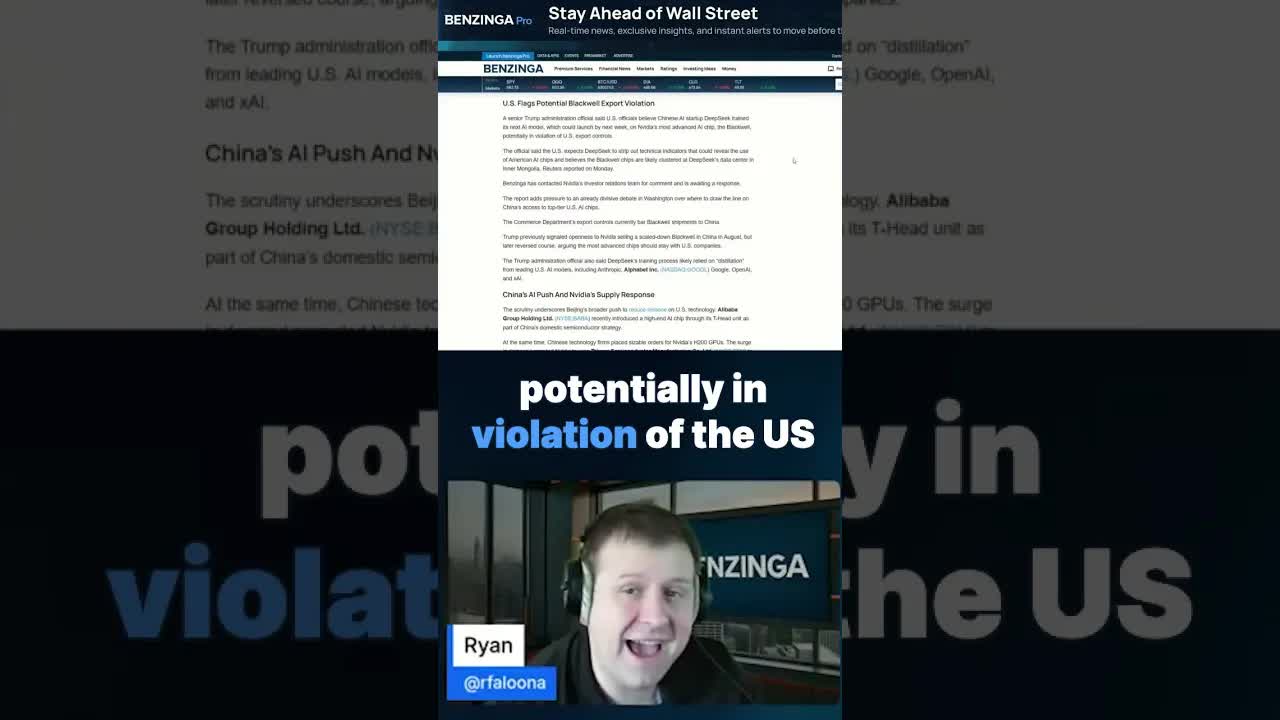 Did DeepSeek Violate US Export Laws With Nvidia Blackwell?