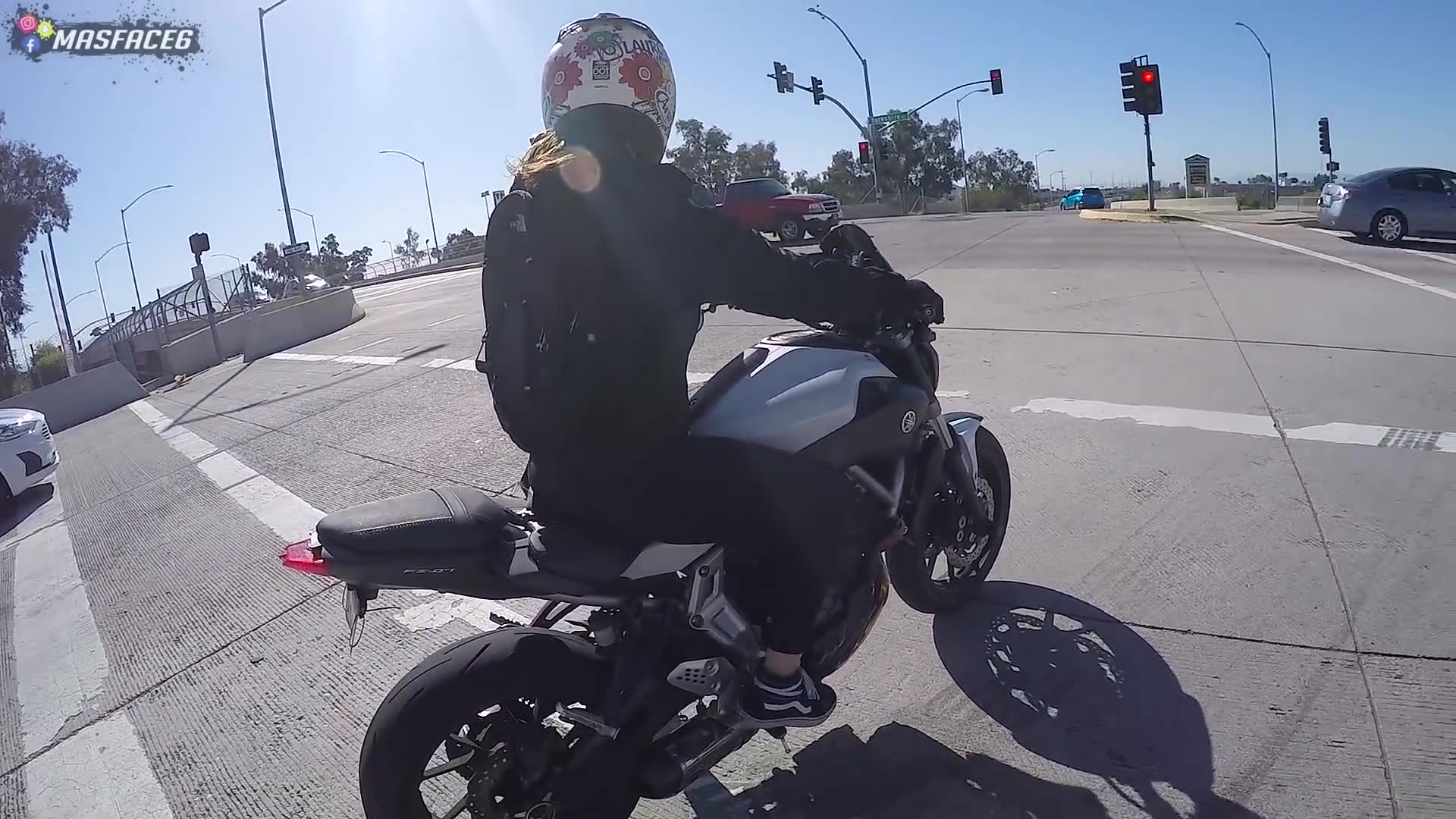 Running essential errands on motorcycles during pandemic lockdown