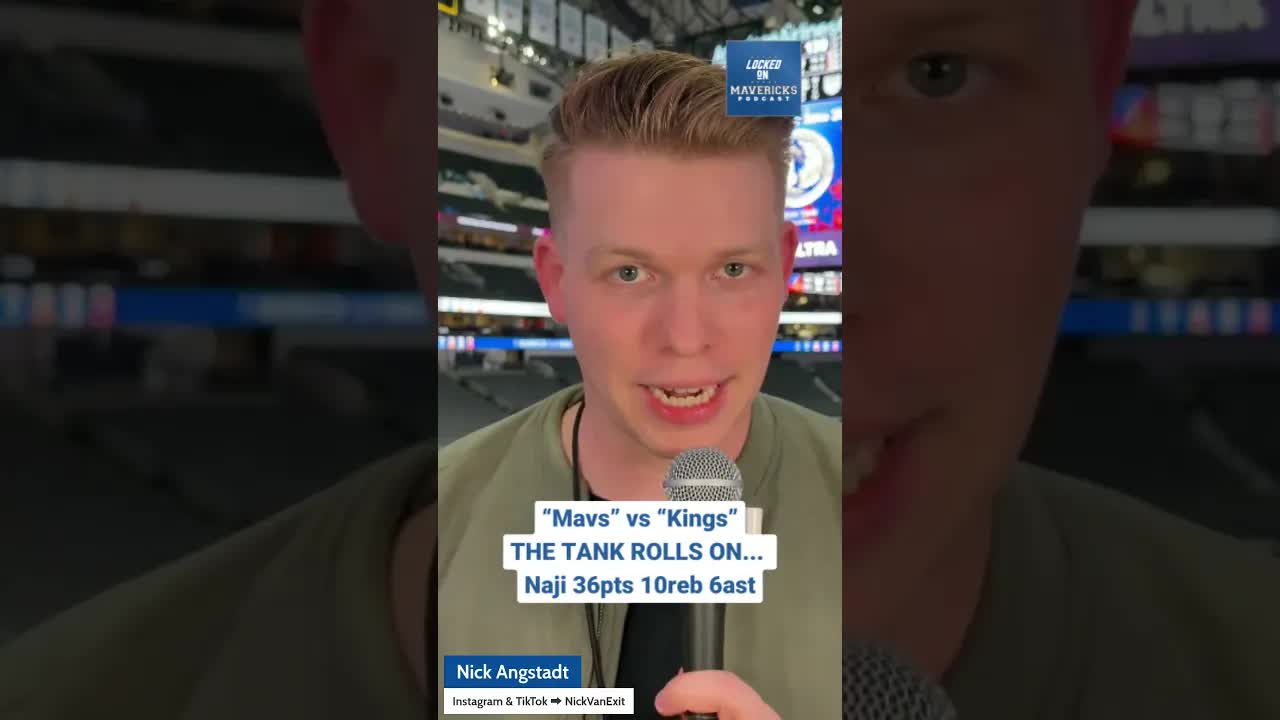 ETHICAL TANK: Dallas Mavericks lose to the Sacramento Kings, Naji Marshall is the Float Gawd