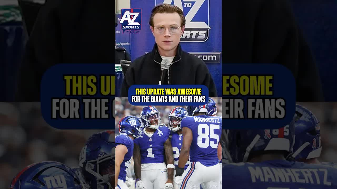 The #Giants got a great update for one of their stars…