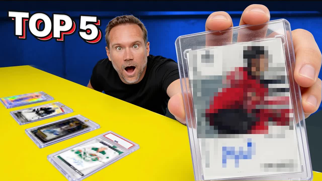 TOP 5 HOTTEST SPORTS CARDS!