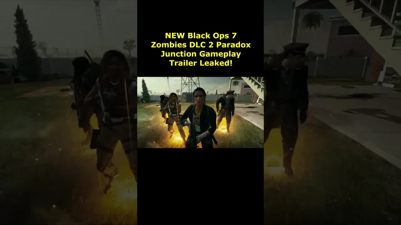 LEAKED Paradox Junction Gameplay Trailer! New Blundergat, Time Travel! (Black Ops 7 Zombies DLC 2)
