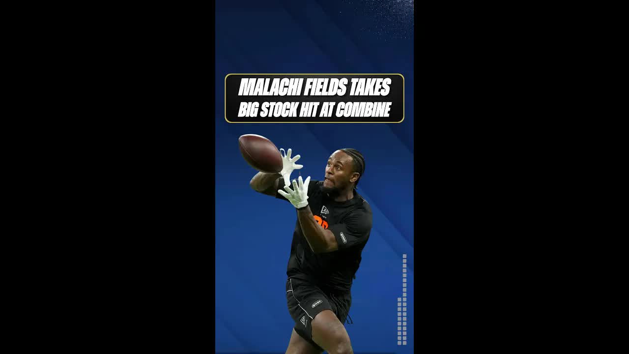 #NotreDame WR Malachi Fields has a lot of ground to make up he is to be a potential top 50 pick