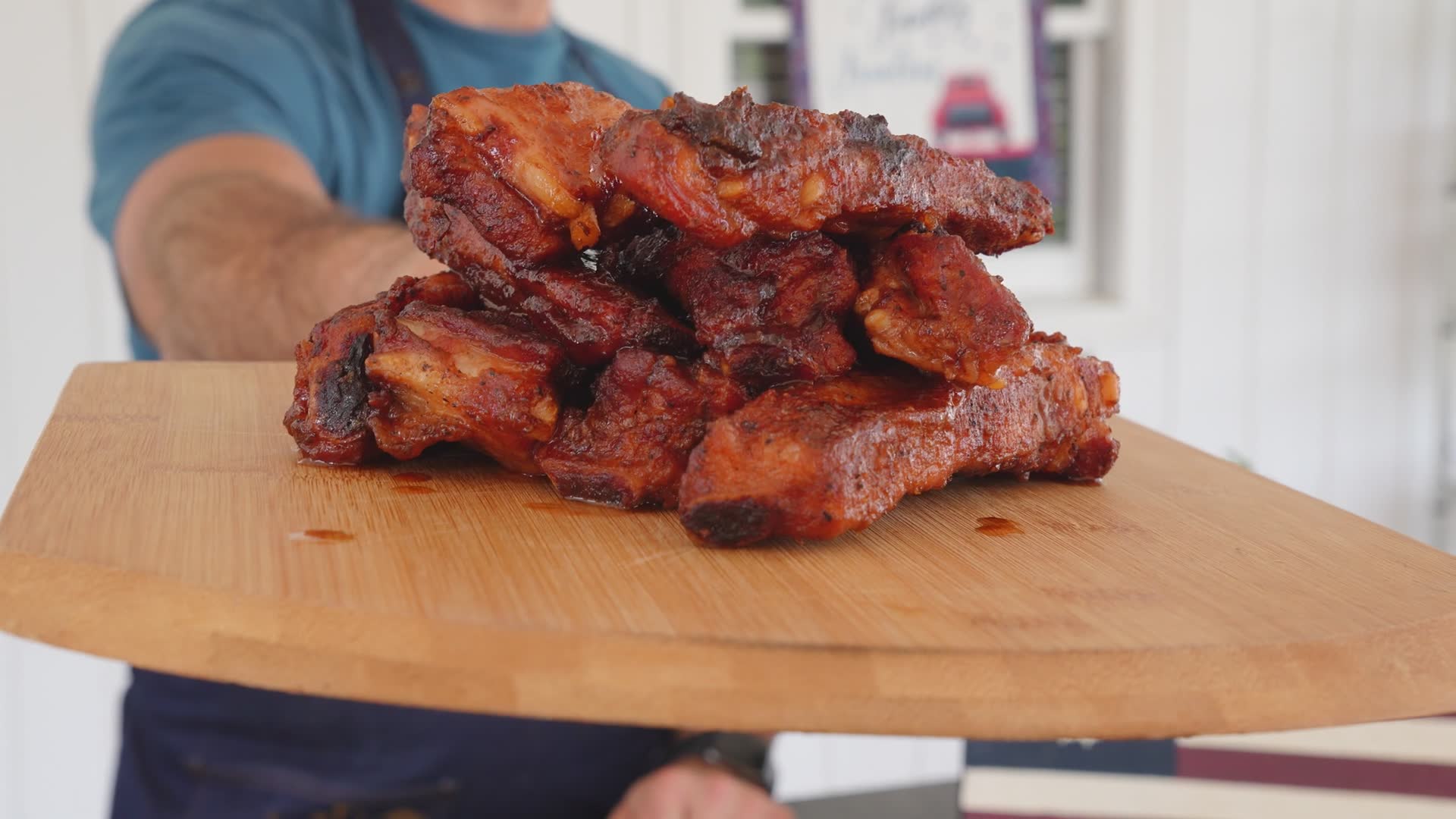 Cooking Saint Louis cut ribs perfect for party platters