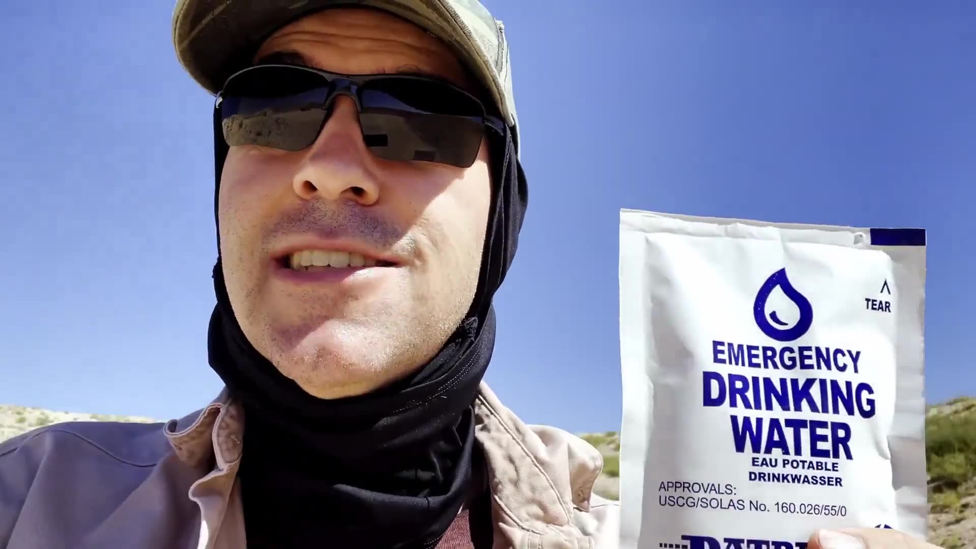 Testing shelf life and durability of portable hydration packaging