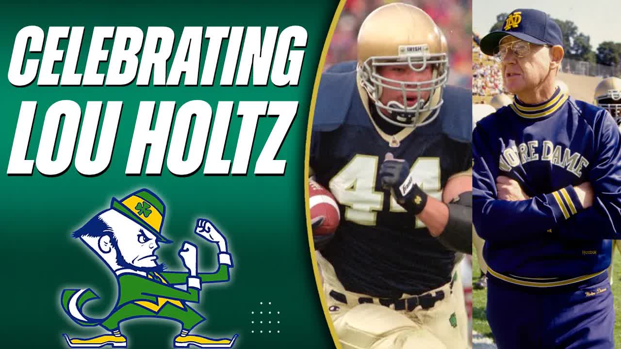 Celebrating The Late Lou Holtz, with Former Notre Dame Player Marc Edwards