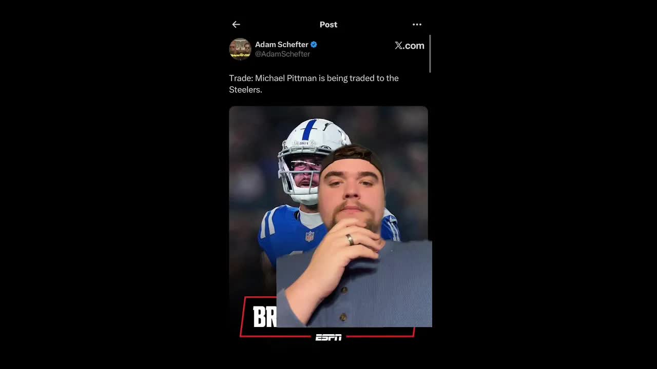 BREAKING: Colts to trade Michael Pittman Jr. to Steelers