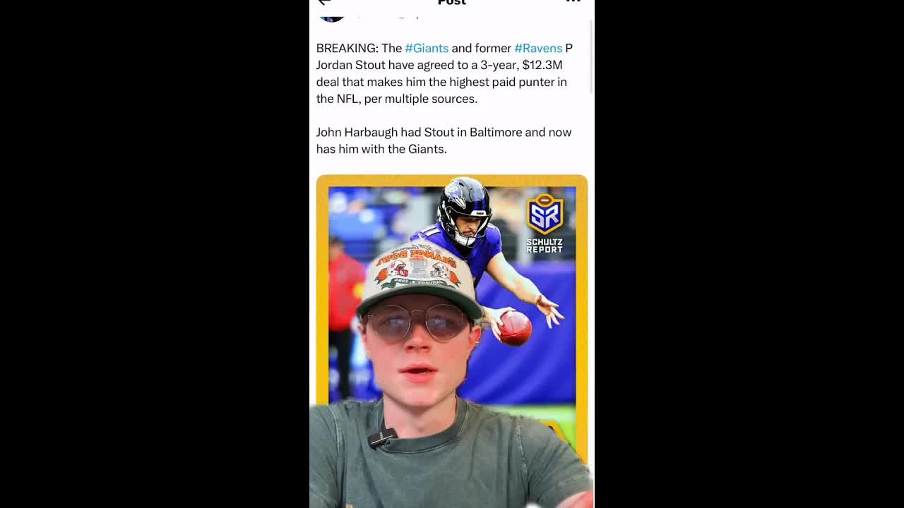 The Giants are signing a … punter? #nfl #giants #newyorkgiants