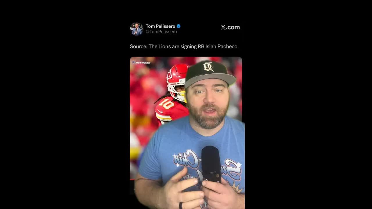 Lions find Montgomery Replacement in Isiah Pacheco