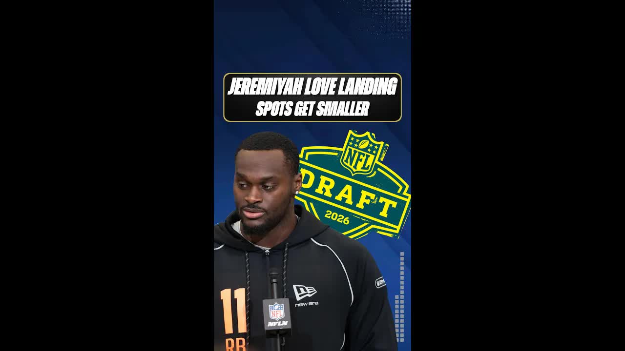 The options for where #NotreDame RB Jeremiyah Love will land in the draft just got smaller