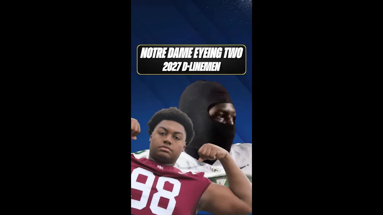 #NotreDame is still in the mix to land two behemoth defensive linemen in the 2027 class