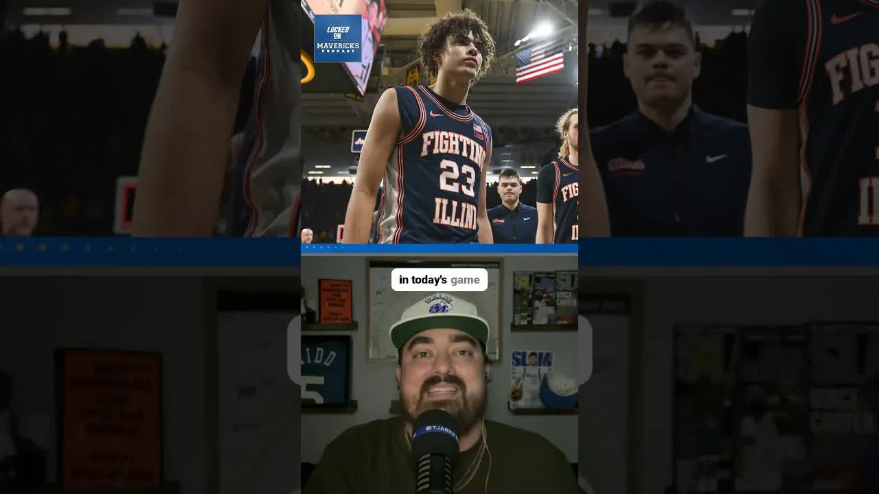 Keaton Wagler would be a great fit in Dallas alongside Cooper Flagg & Kyrie Irving