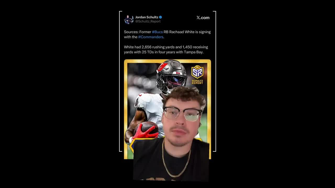 The #WashingtonCommanders have signed Rachaad White #NFLFreeAgency #HTTR #RaiseHail #NFL episode artwork