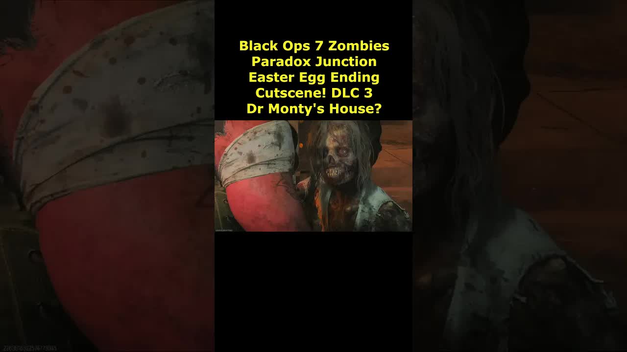 Paradox Junction Easter Egg Ending Cutscene! DLC 3 Monty's House Tease & The Twins! BO7 Zombies DLC2