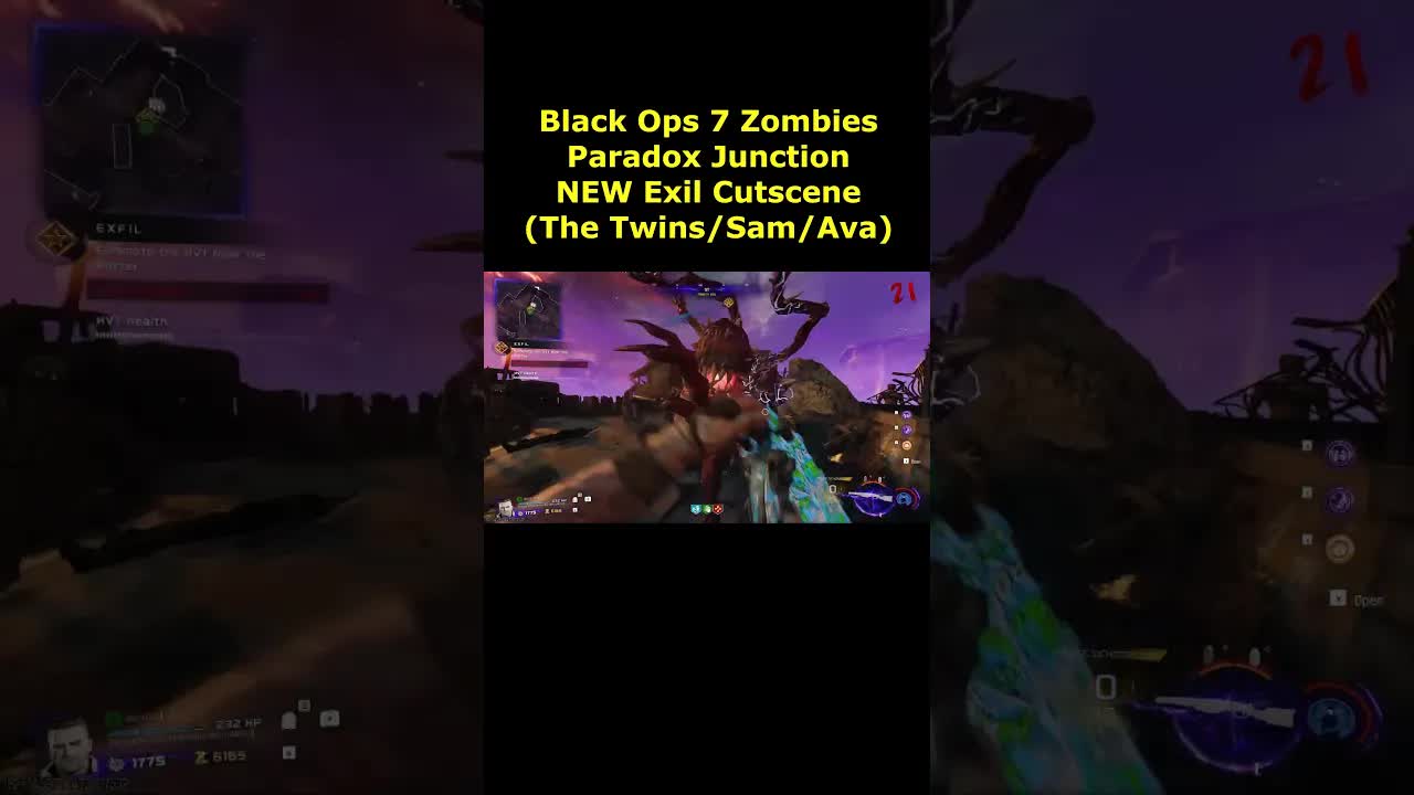 Paradox Junction NEW Twins Exfil Cutscene! Samantha Maxis/Ava Atom Split Black Ops 7 Zombies DLC 2