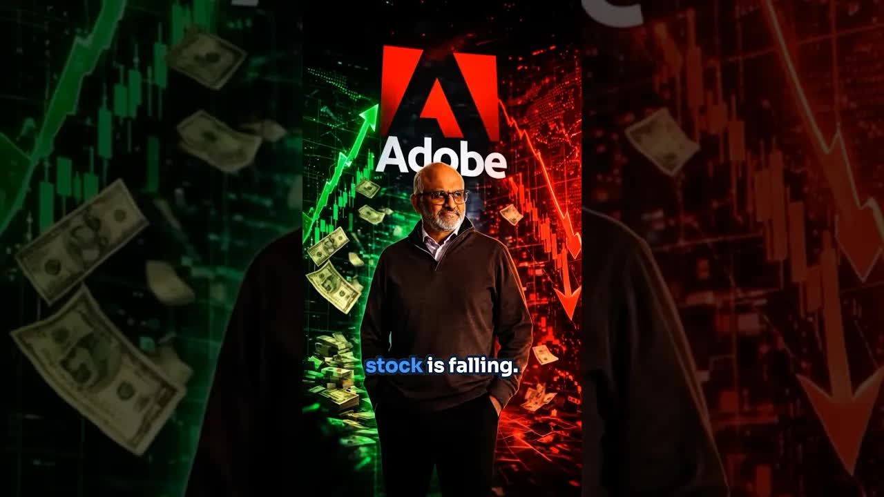 🔴 Adobe Stock Drops After CEO News