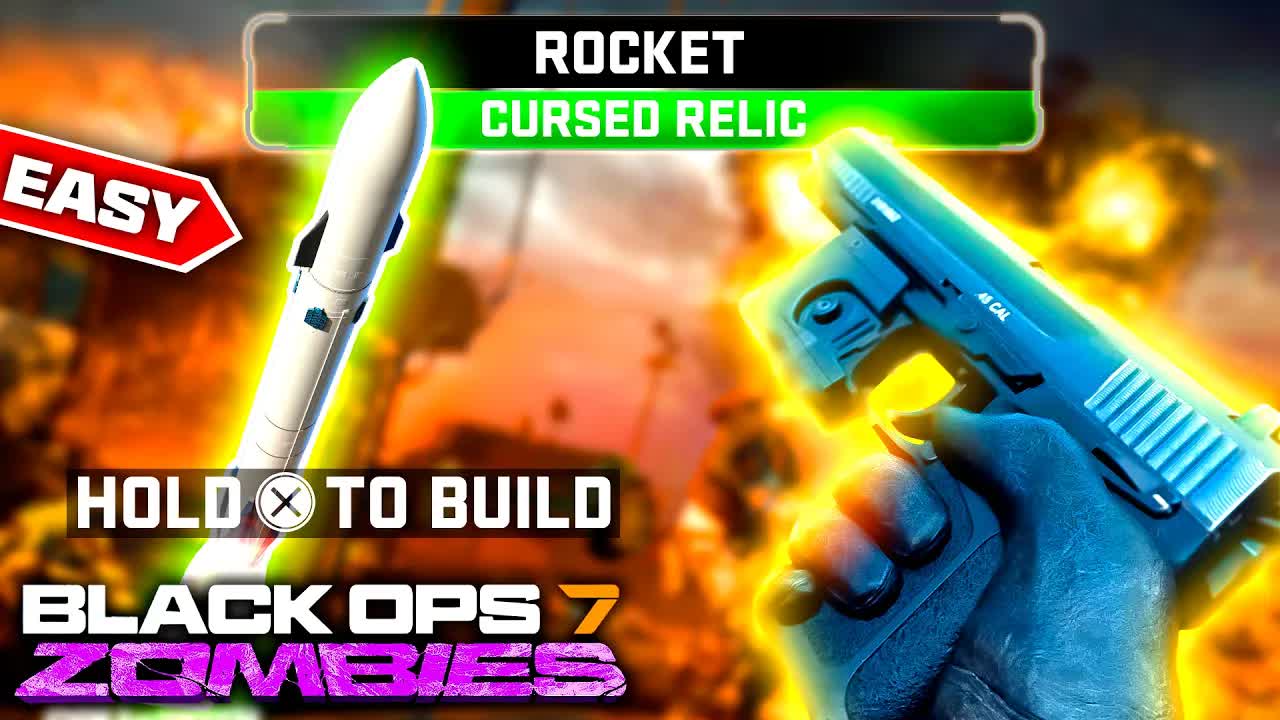 How to UNLOCK Rocket Relic in Cursed Mode Paradox Junction! (Black Ops 7 Zombies Paradox Junction)