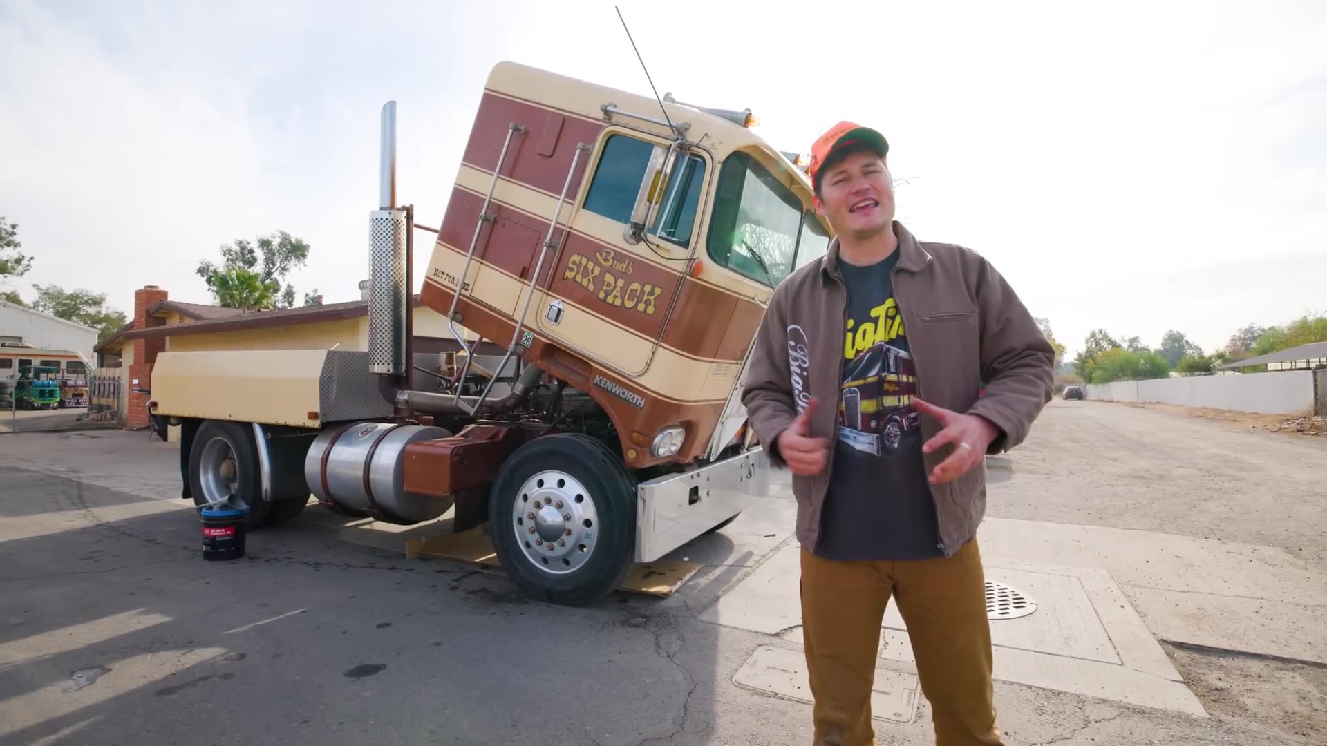 Commercial truck running again after lengthy repairs