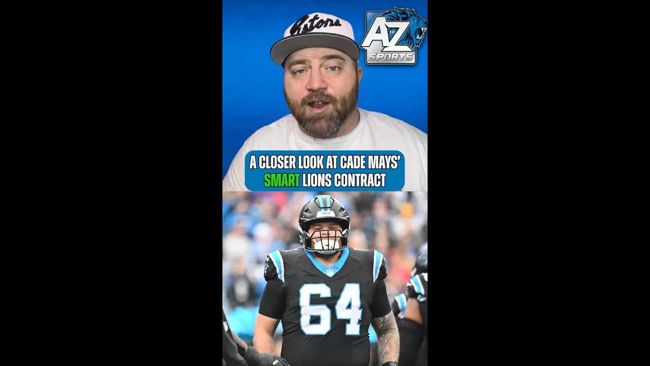 The Lions built Cade Mays’ deal VERY smart