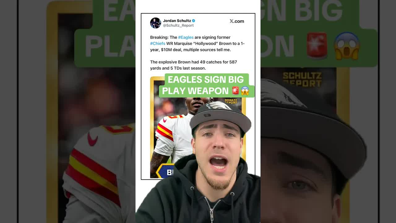 BREAKING: The Eagles SIGN Hollywood Brown… & Jalen Hurts Gets Another HUGE WEAPON! 🚨#Eagles #NFL