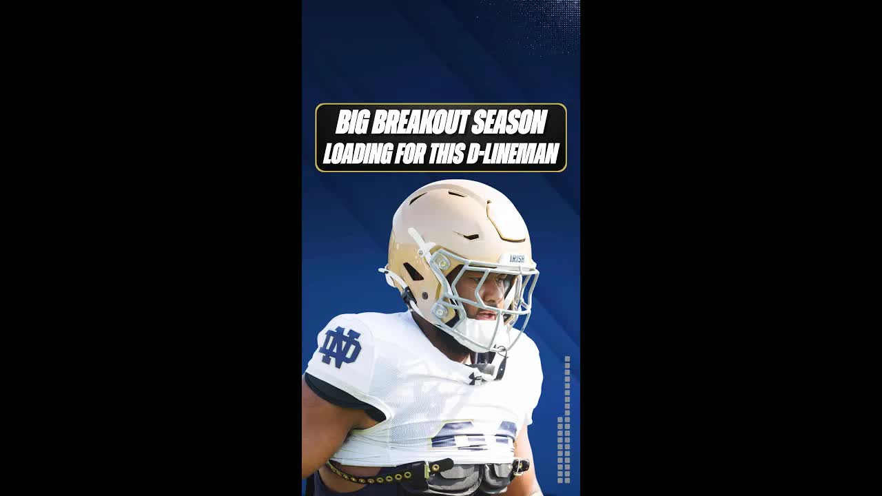 One of the biggest defensive breakout seasons for the #FightingIrish  could come from this lineman