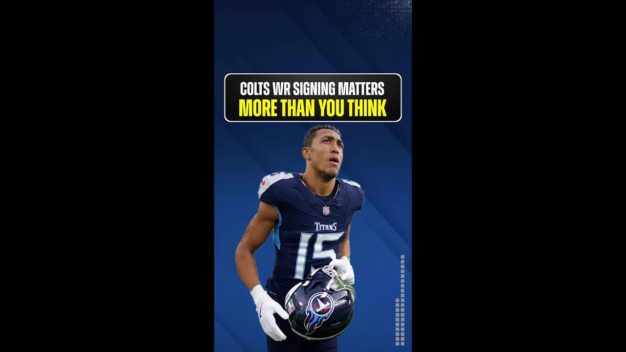 Why this Colts WR signing matters more than you think #indianapoliscolts #nfl #freeagency #fyp