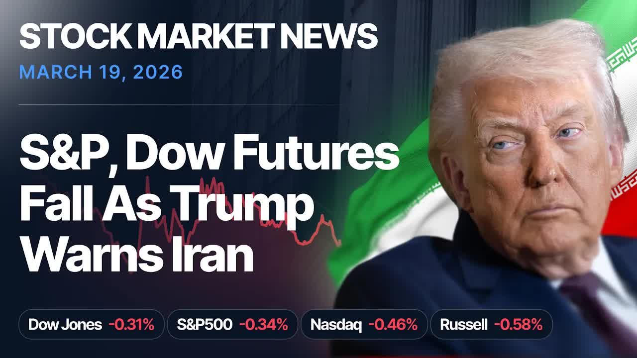 S&P 500, Dow Jones Futures Decline As Trump Warns Iran Against Qatar Strikes