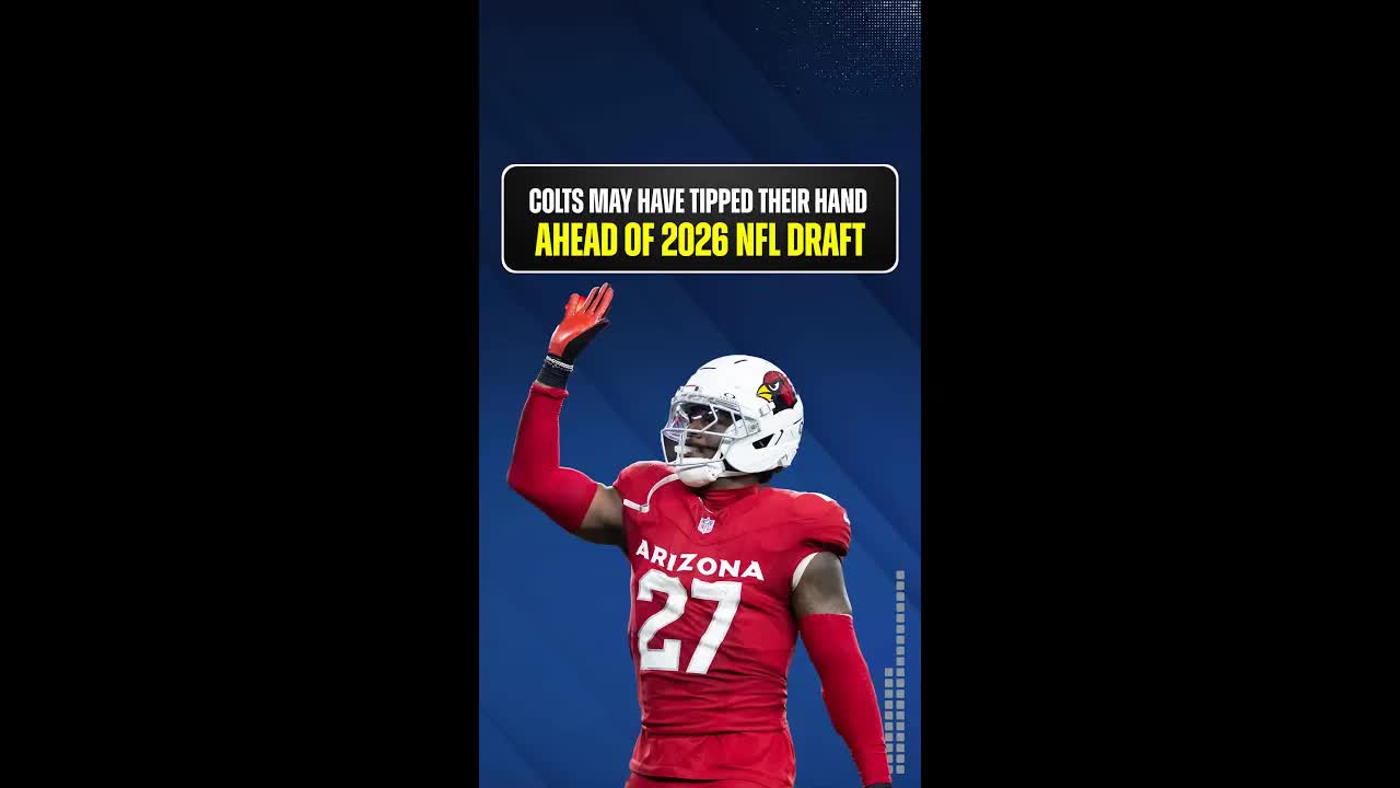 The Colts may have tipped their hand to their 2026 NFL Draft plans #indianapoliscolts #nfl #nfldraft