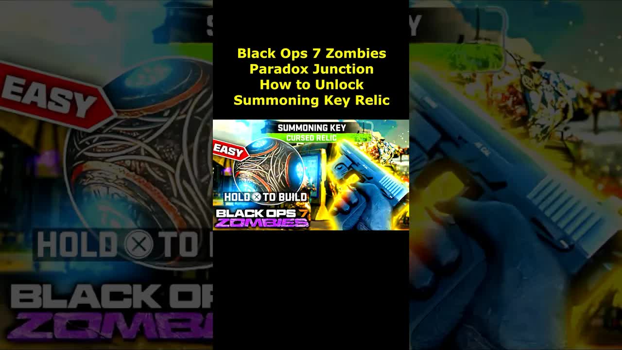 How to ACTUALLY Unlock Summoning Key Relic in Cursed Mode Paradox Junction! (Black Ops 7 Zombies)
