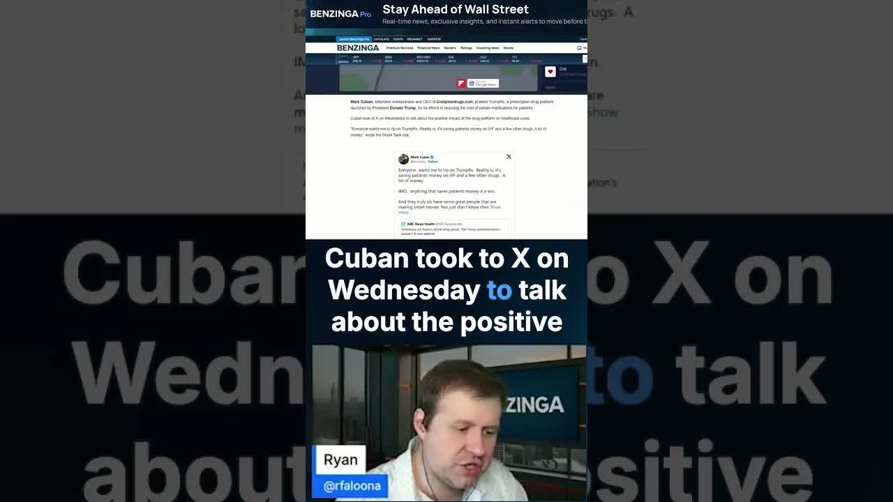 Cuban SHOCKS Everyone With TrumpRx Take