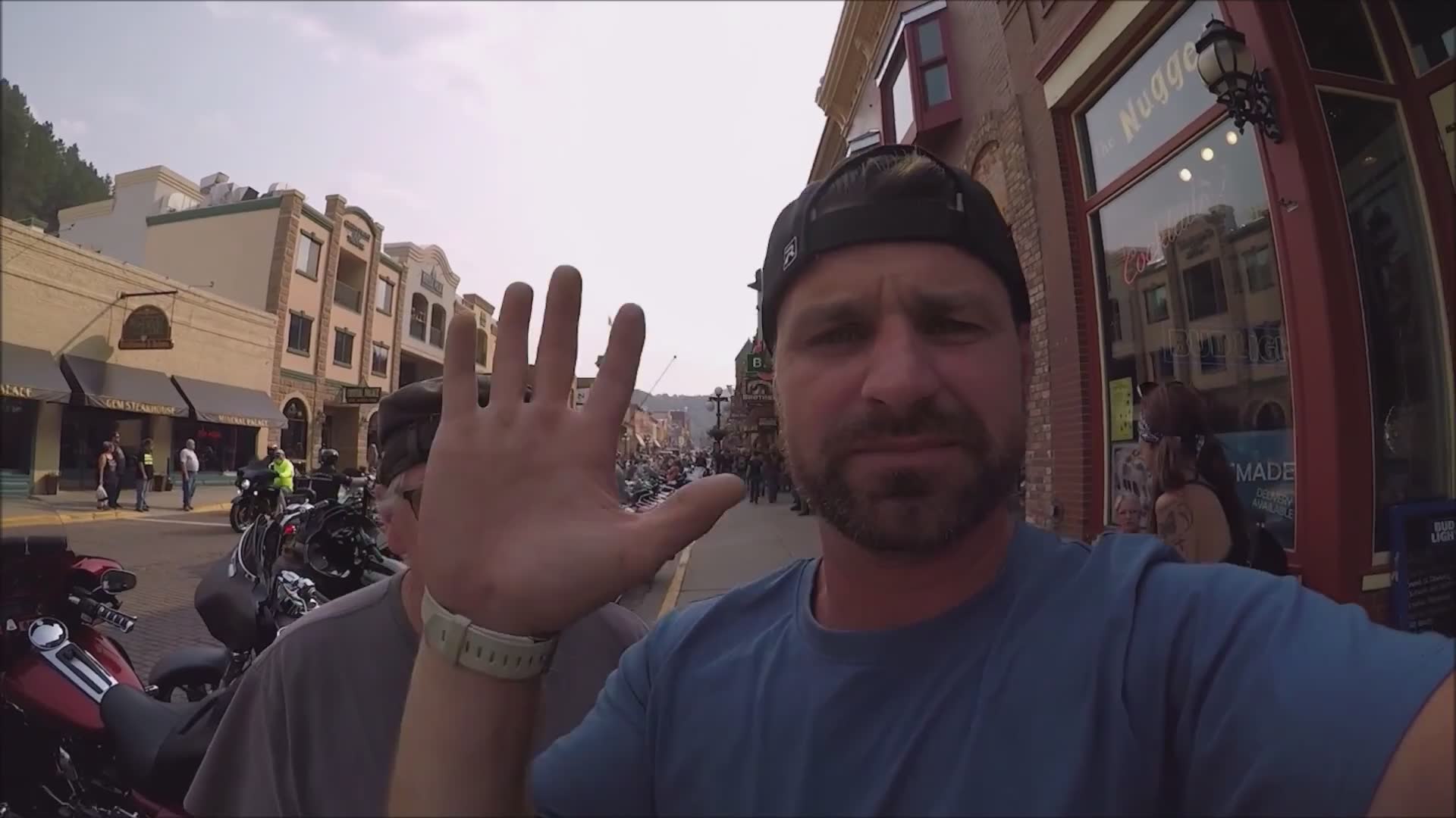 Exploring the must see old west cowboy towns near Sturgis during bike week rally