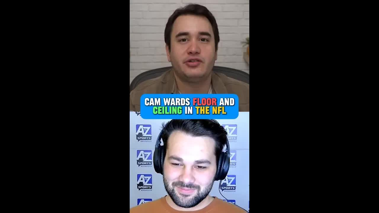 What is the ceiling for #Titans QB Cam Ward?