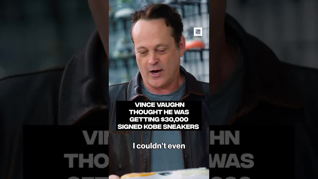 Vince Vaughn had a whole thank-you speech ready too 😭 #SneakerShopping