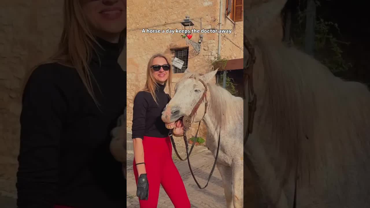 A horse a day keeps the doctor away ❤️ Did you know that? 🤠