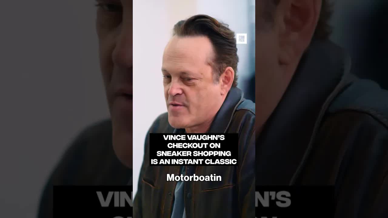 Vince Vaughn's checkout on #SneakerShopping is an instant classic 🚢