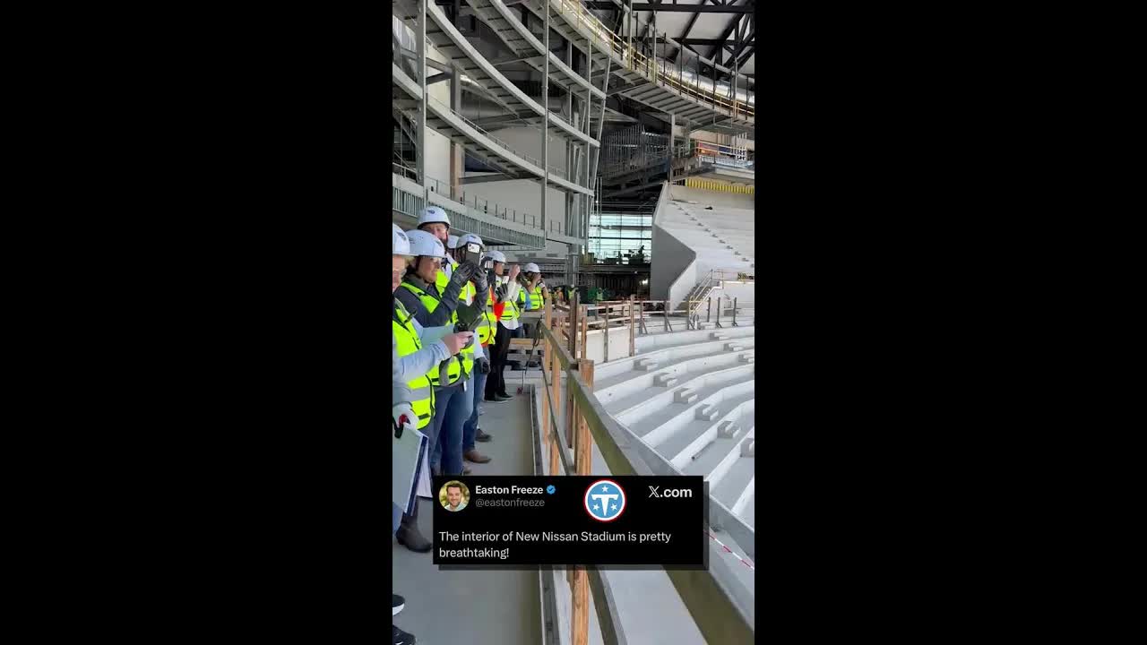 An updated look at the #Titans new Nissan Stadium!