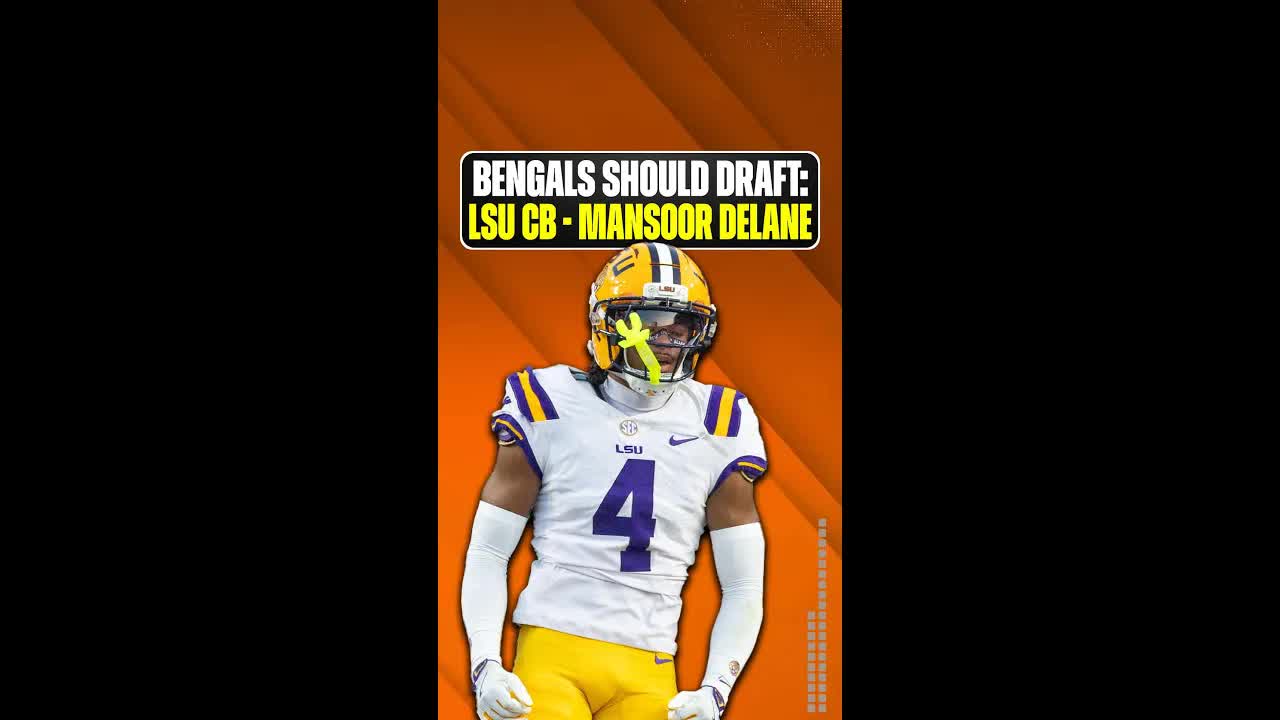 Is Mansoor Delane the #CincinnatiBengals first round pick in the #2026NFLDraft? #WhoDey