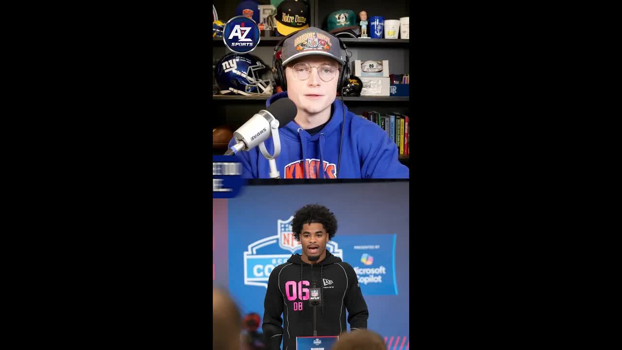 The #Giants could draft LSU cornerback Mansoor Delane at fifth overall in the 2026 NFL Draft